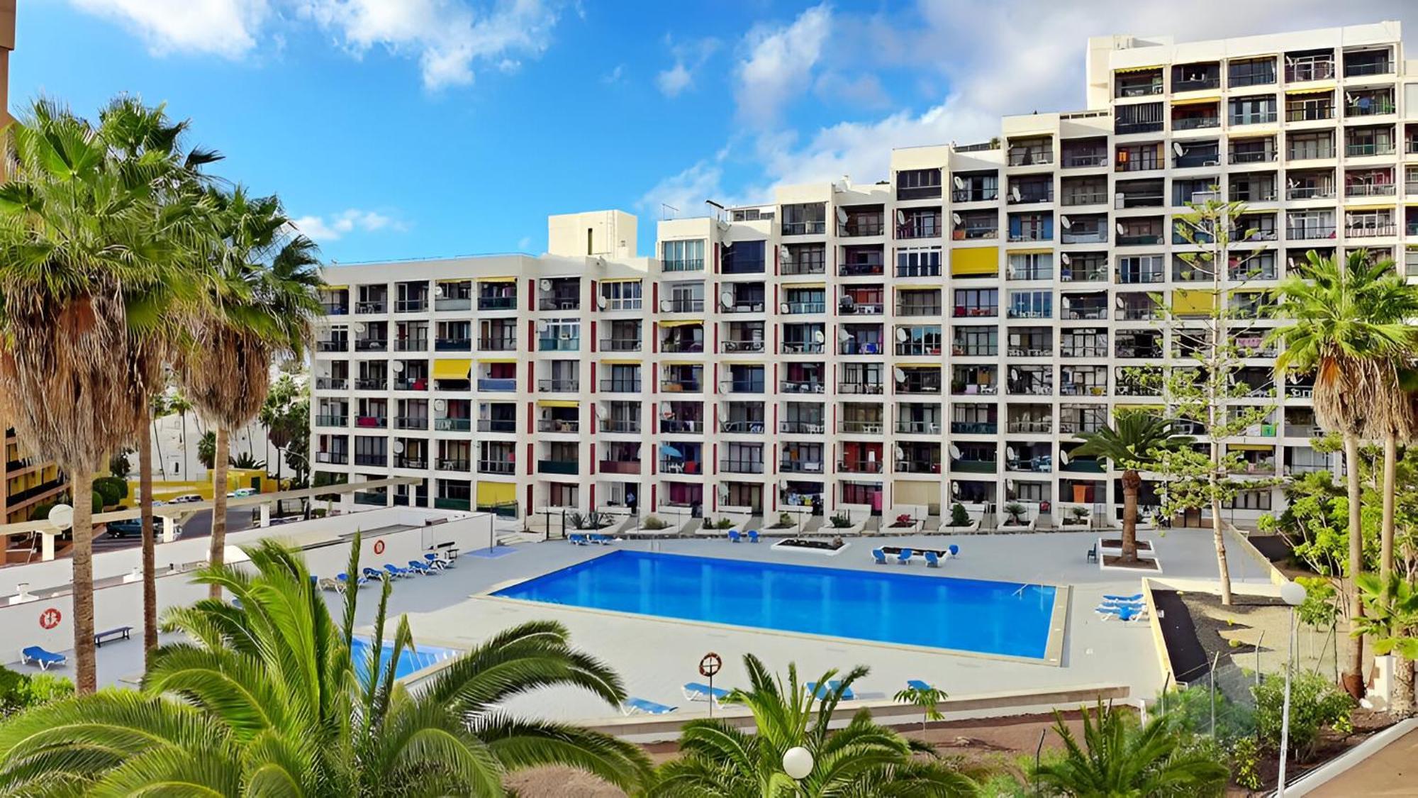 Blanco&Azul - Comfortable Ocean View Apartment Next To The Beach Playa de las Américas Dış mekan fotoğraf