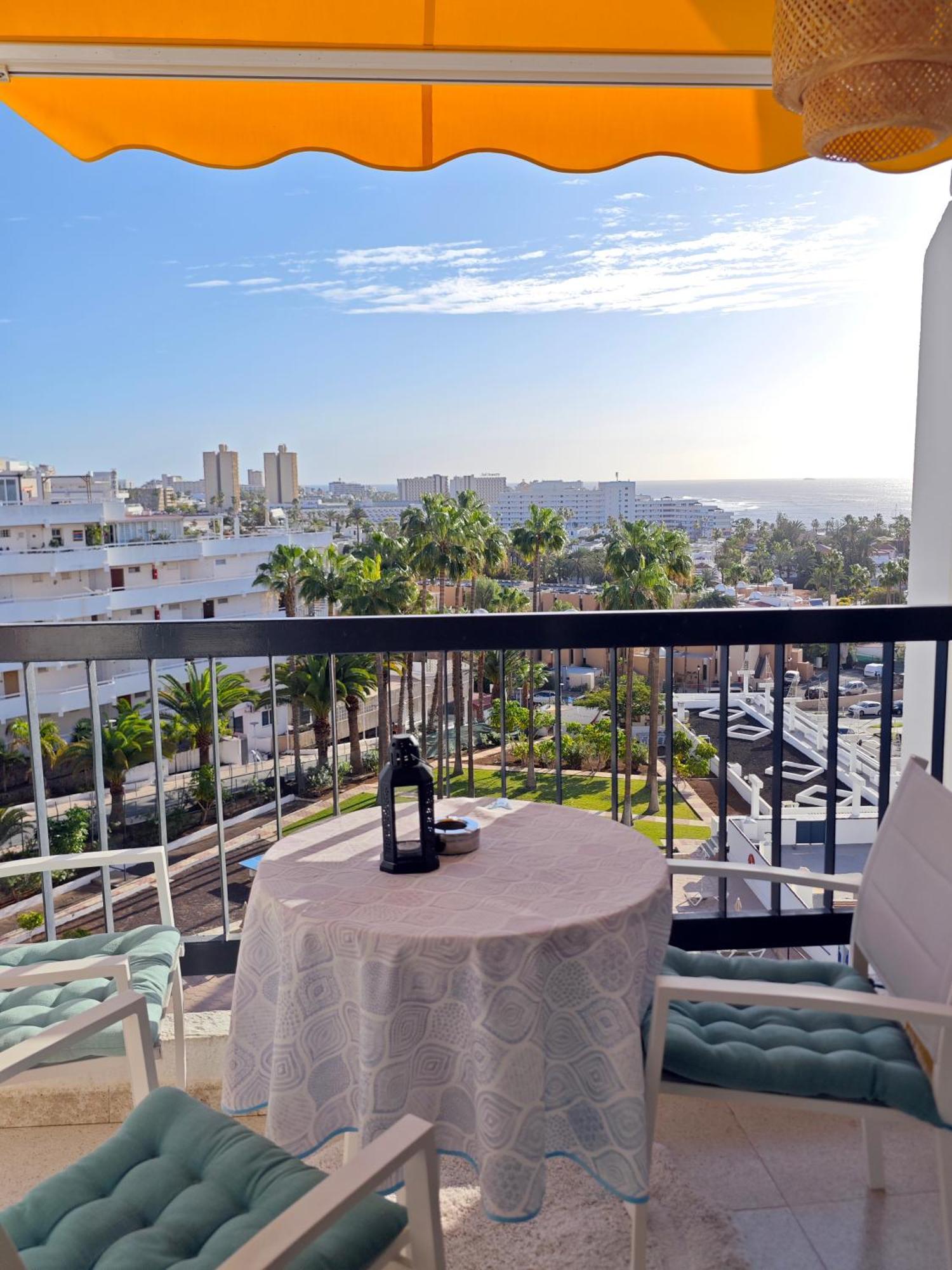 Blanco&Azul - Comfortable Ocean View Apartment Next To The Beach Playa de las Américas Dış mekan fotoğraf